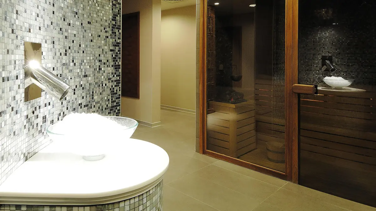 The sauna, off limits while you are healing