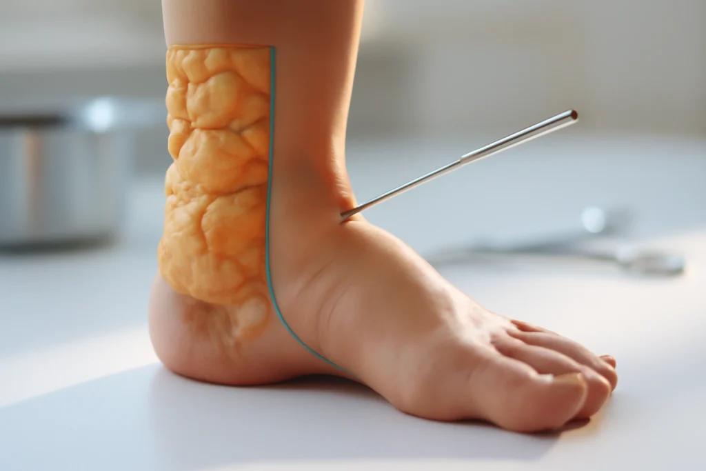 ankle liposuction