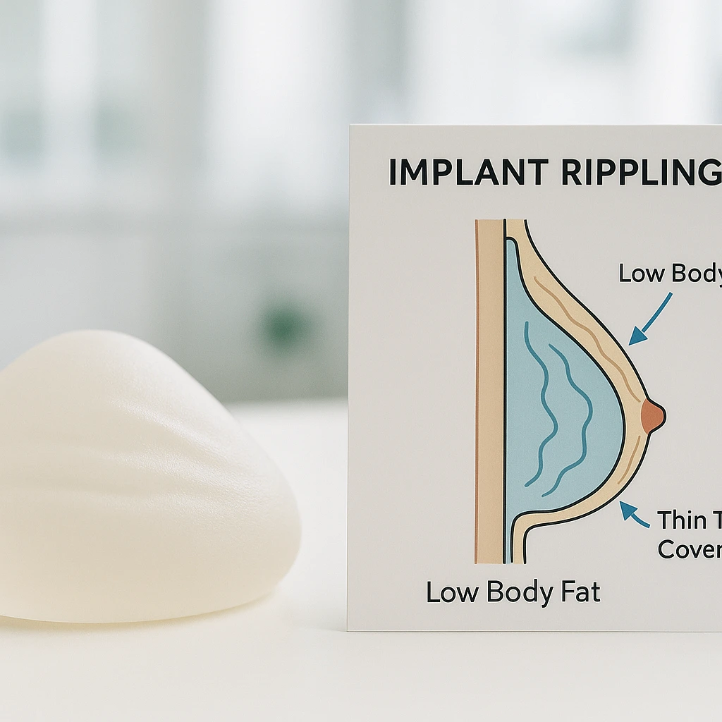 implant rippling