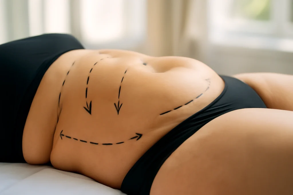 linee di liposuzione