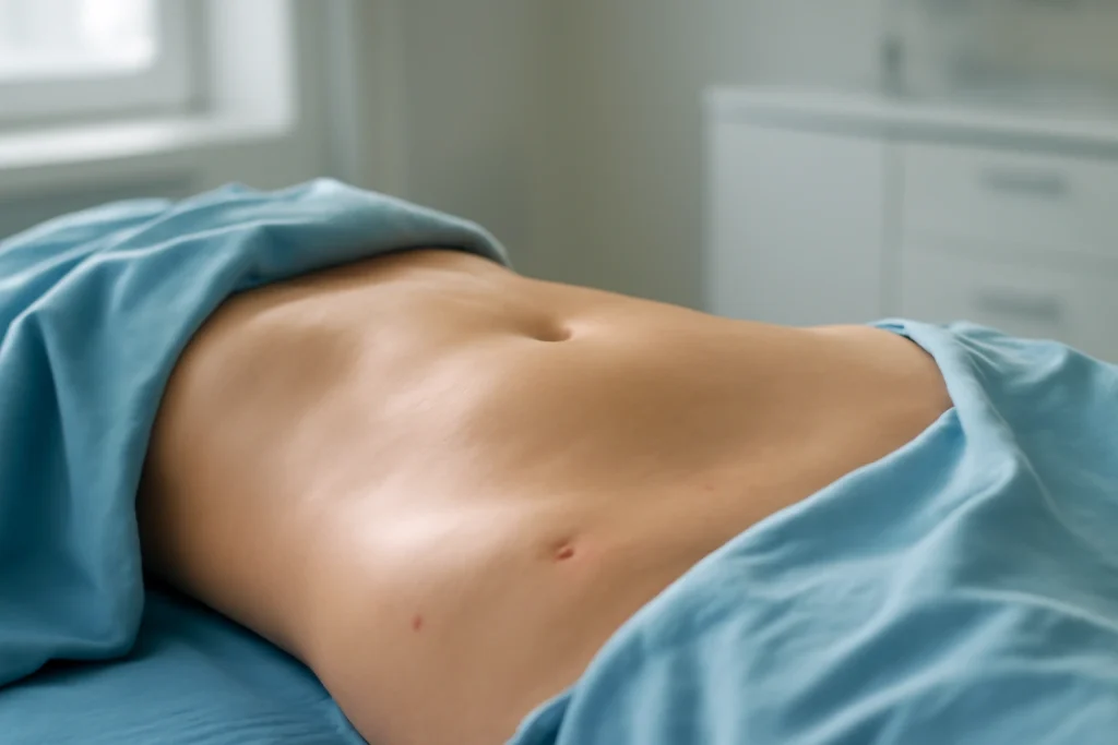 pazienti addome dopo liposuzione