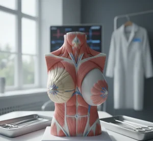 natural vs implant anatomy model