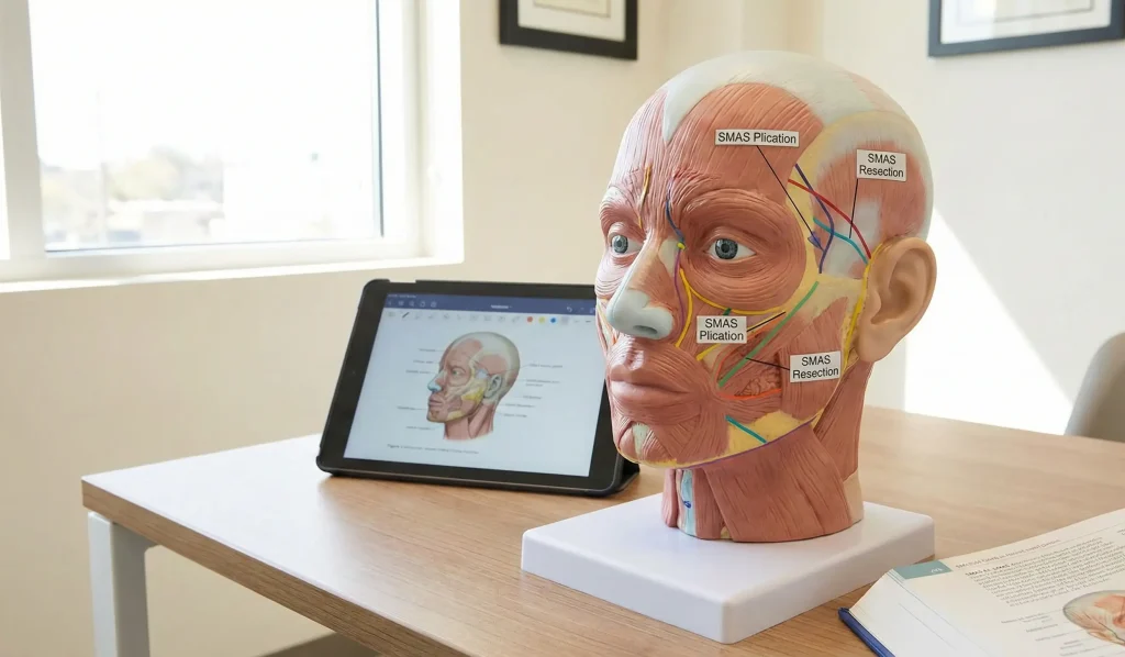 Smas Facelift Anatomie Diagramm
