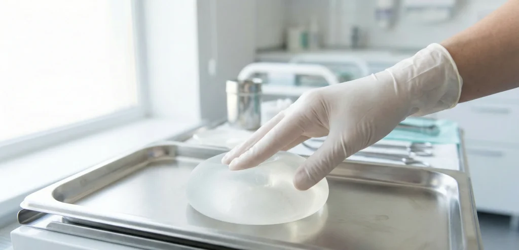 textura implantului cu silicon moale