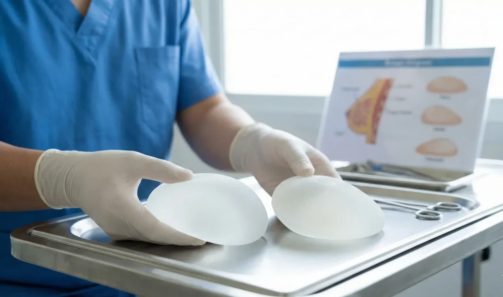 cerrah yuvarlak ve damla implant profillerini karşılaştırıyor