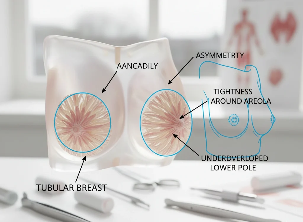 diagrama 3D a sângelui tubular, asimetrie bazin inferior