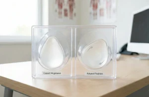 anatomical breast implant rotation diagram