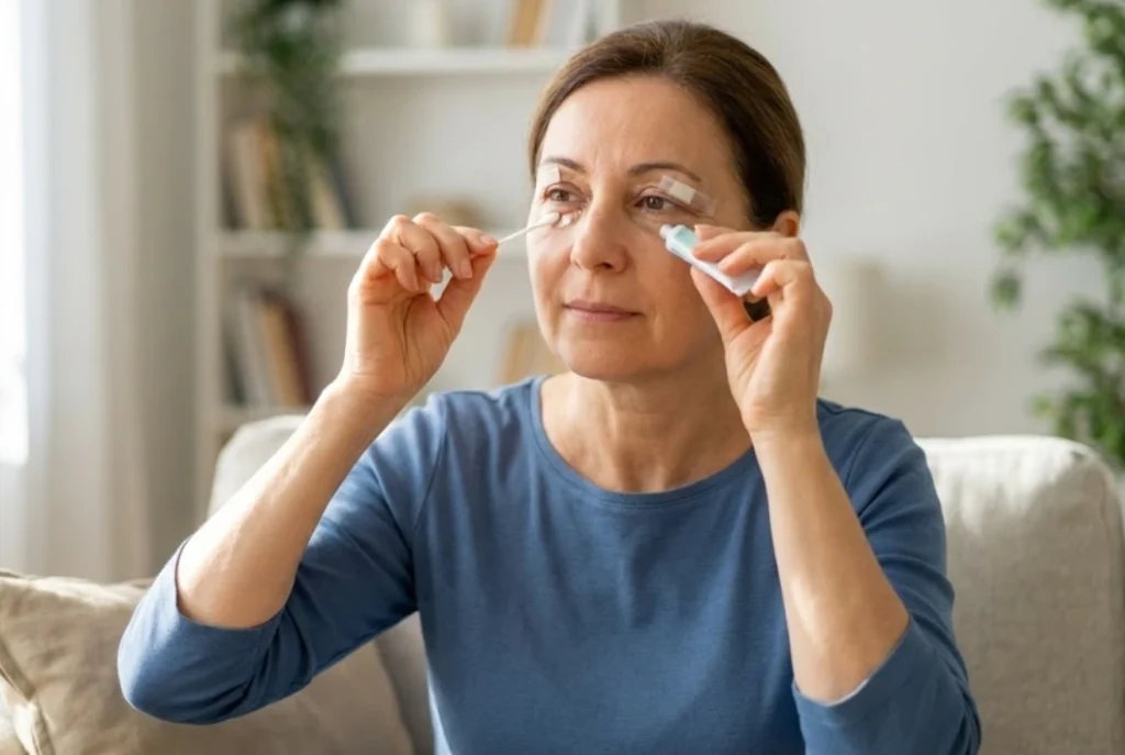 aplicarea unguentului după chirurgie pleoapelor - îngrijire acasă