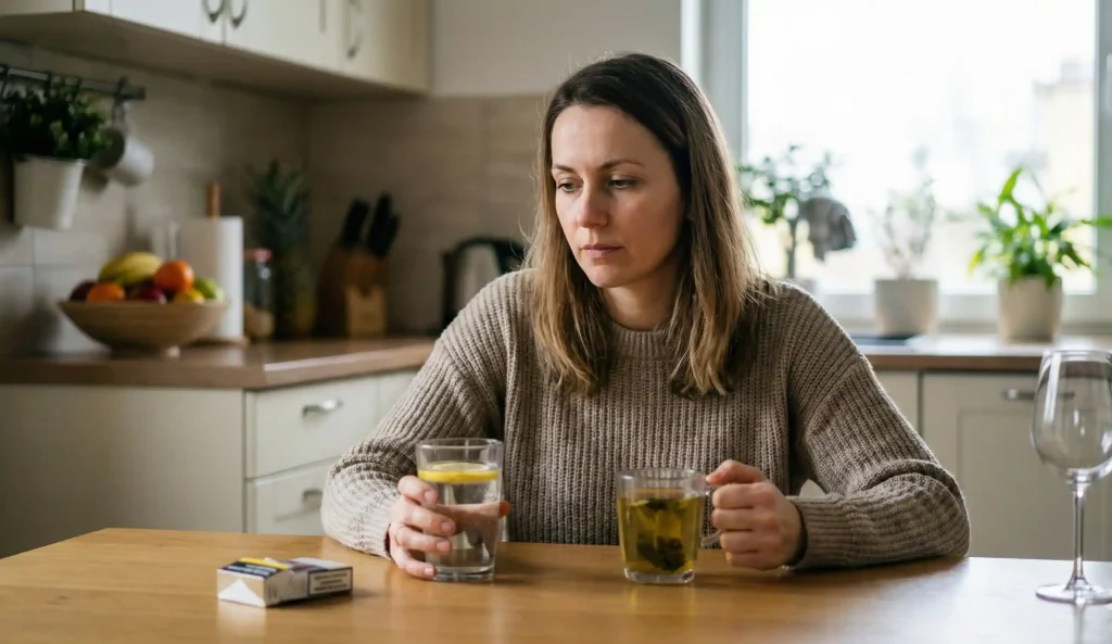 avoiding alcohol and smoking post op