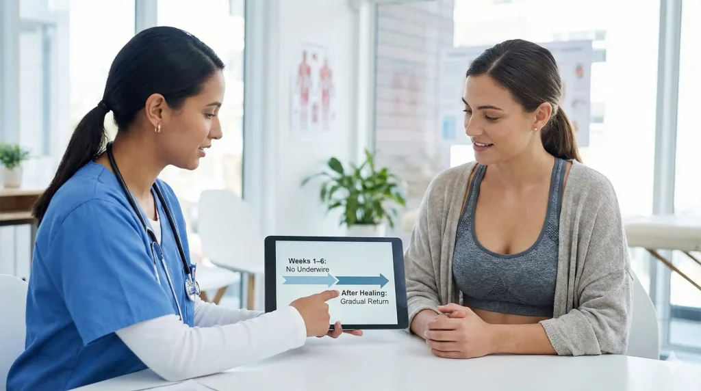 breast augmentation recovery timeline guidelines