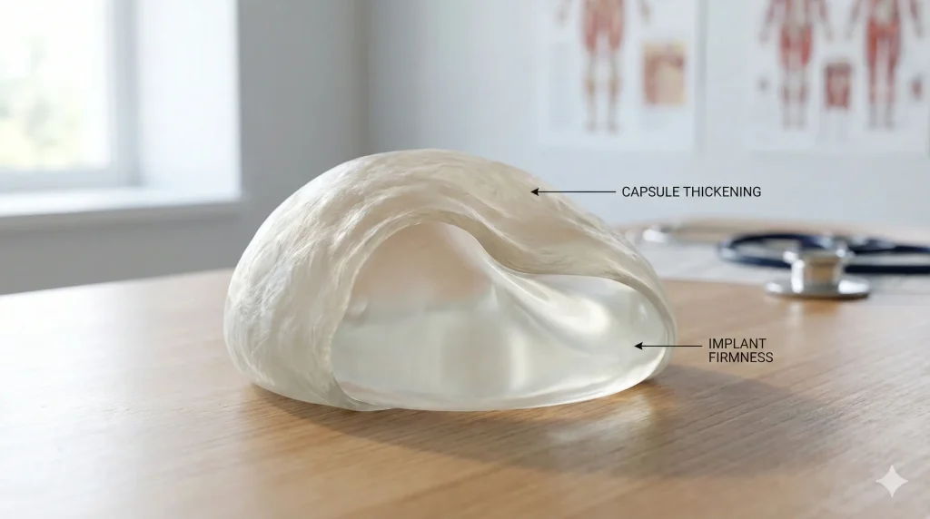 model contractură capsulară rigidizare implant mamar