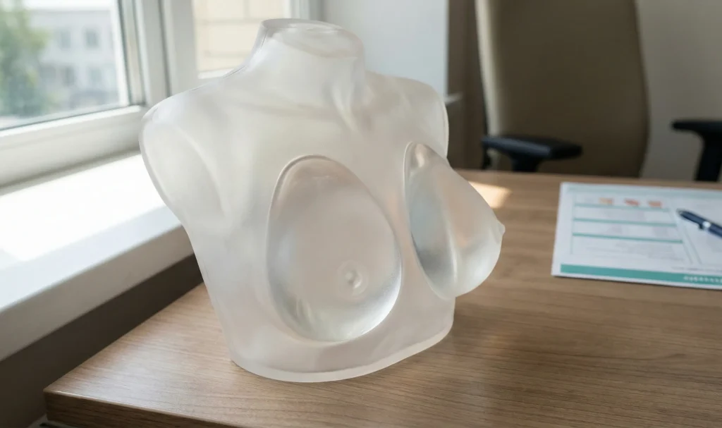 modello di anatomia impianto seno alto e stretto