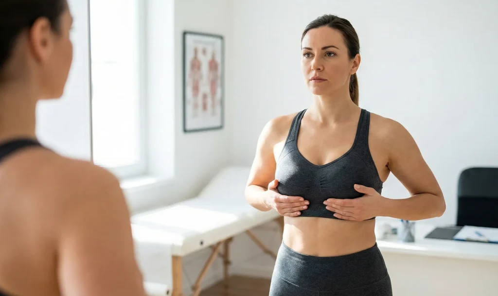 signs of breast implant replacement self examination