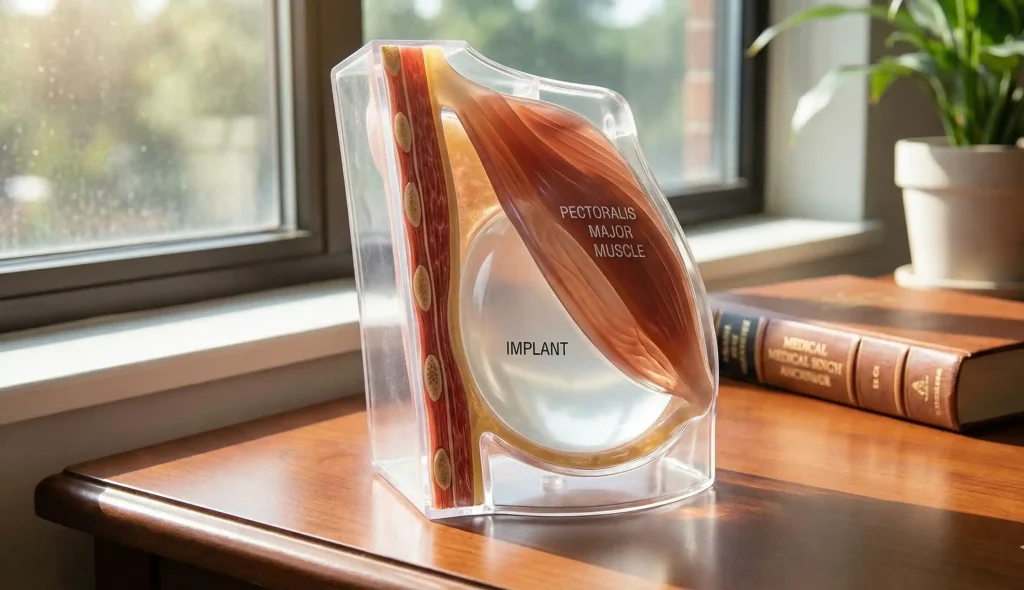 alt kaslı göğüs implant yerleştirme anatomisi