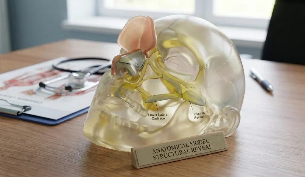 anatomical model nasal structure reveal