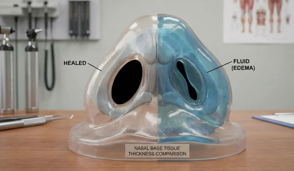 modello di base anatomica del naso spessore tessuto