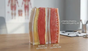 anatomical skin model vacuum seal seroma concept