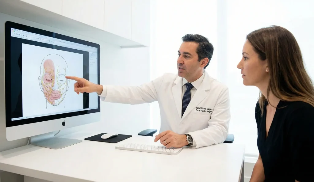 consultazione medico-paziente diagramma nervi