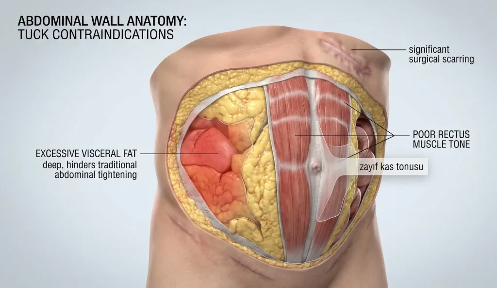 3d anatomisches Modell Bauchdeckenstraffung Kontraindikationen