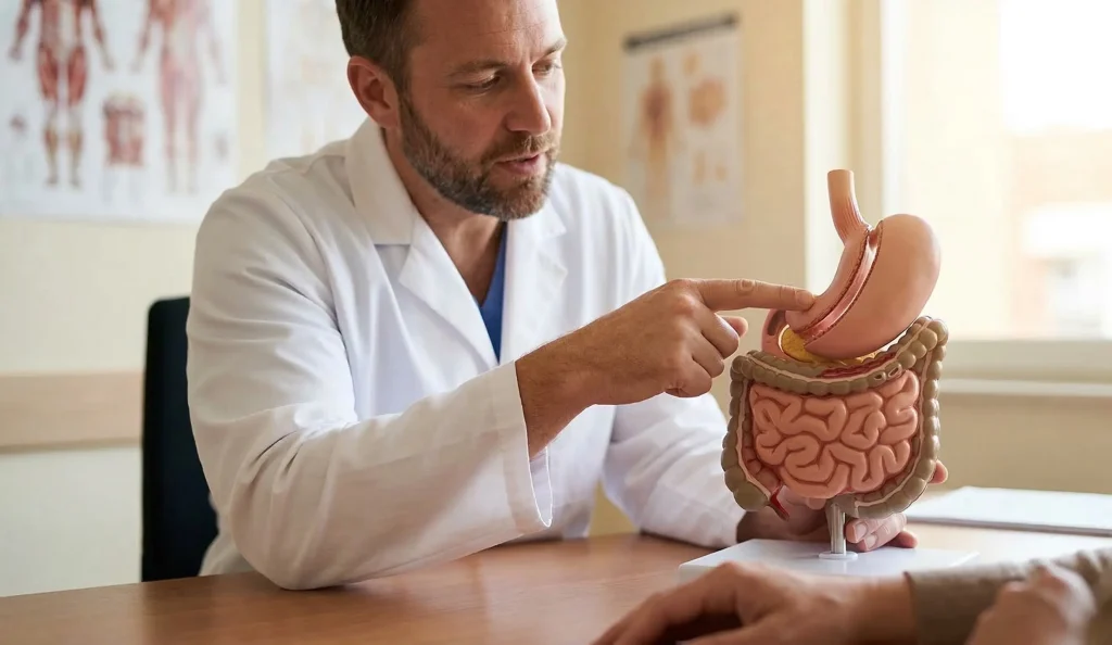 model anatomic reducere stomac explicație dietetică