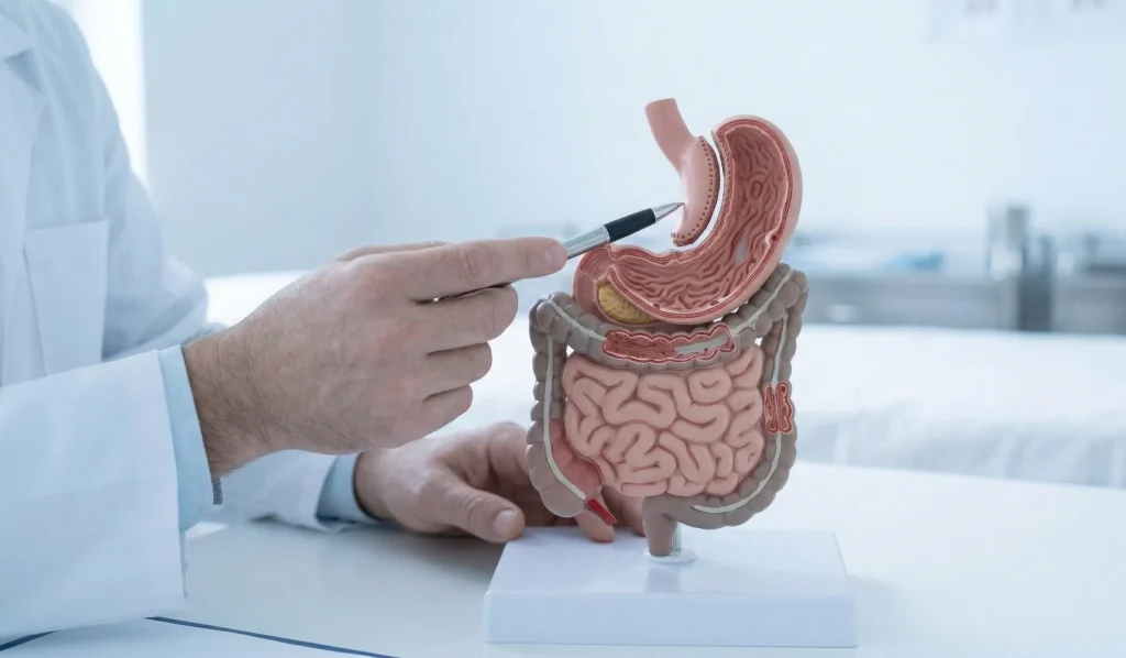 model anatomic de reducere a stomacului