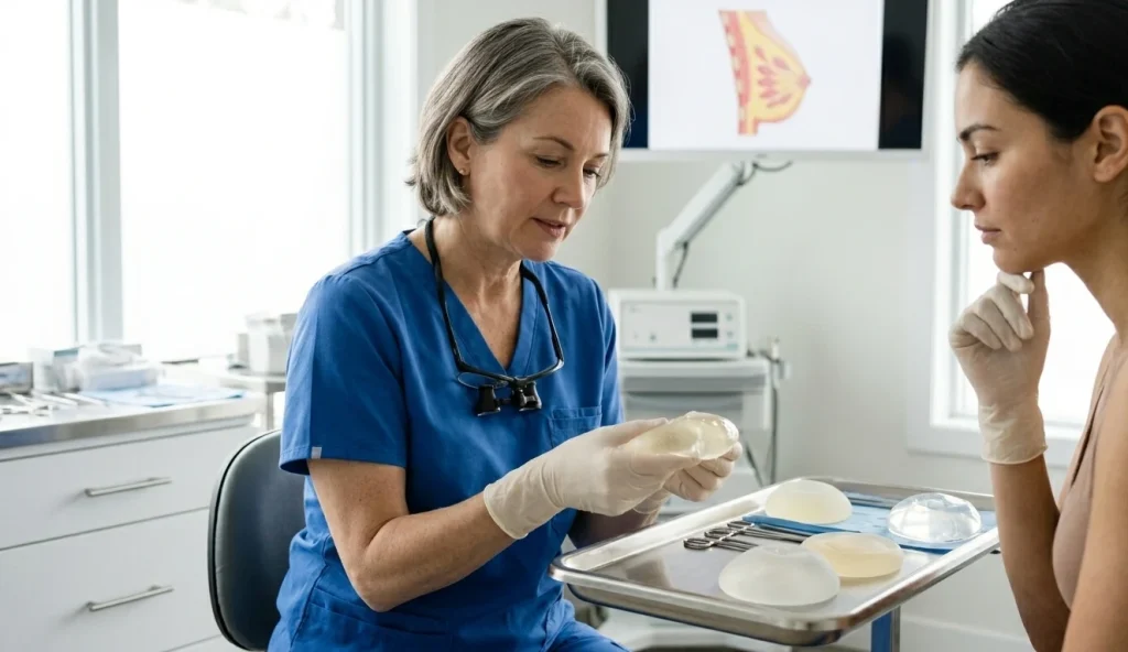 klinik yırtık implant Jel sızıntısı denetimi