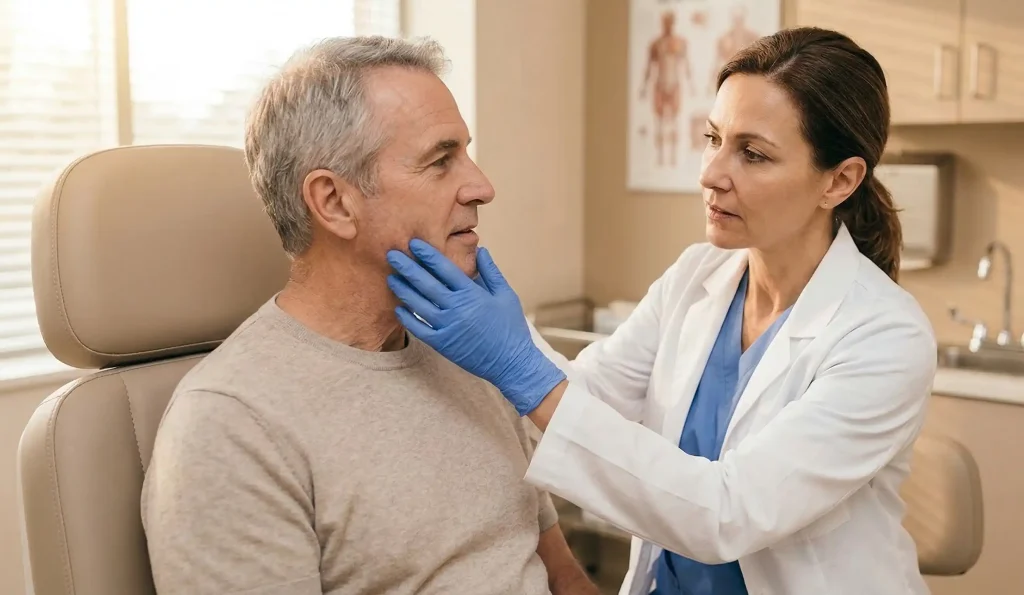 lifting facciale espressione consultazione medico-paziente preservazione