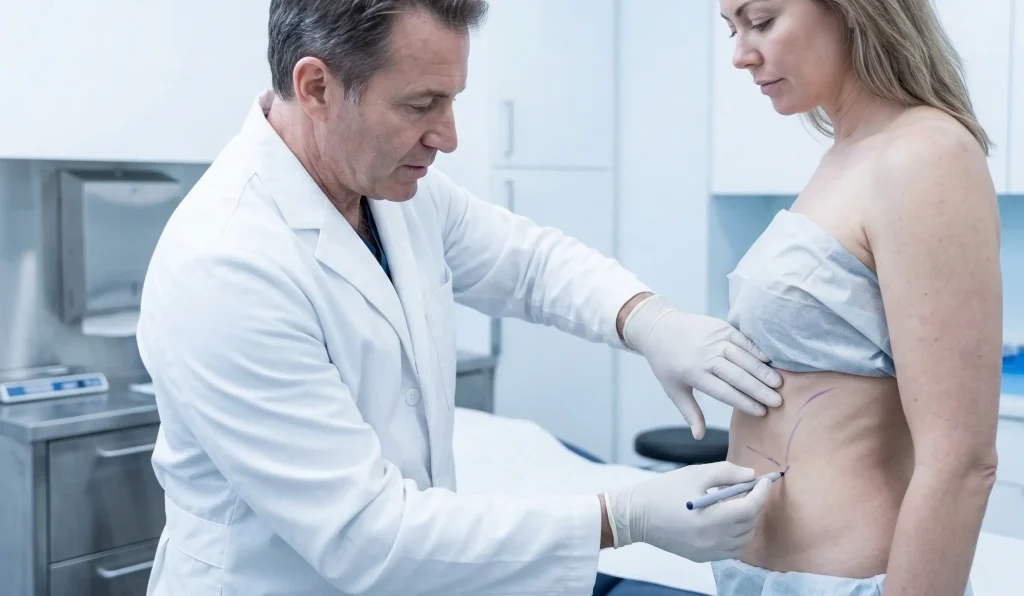examen clínico preoperatorio liposucción 360