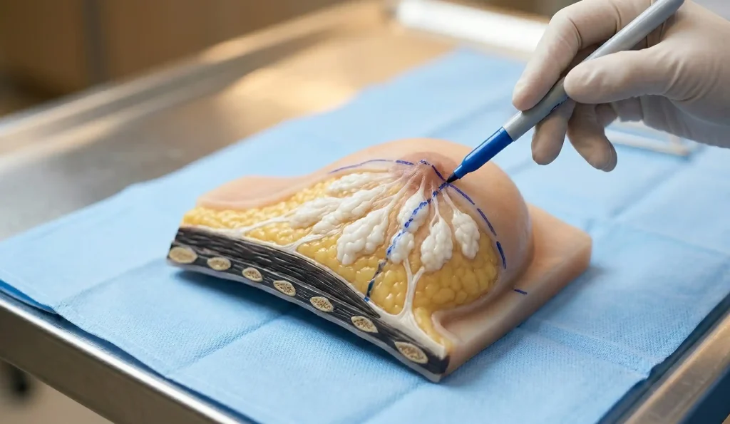 model realist al anatomiei reducerii sânilor