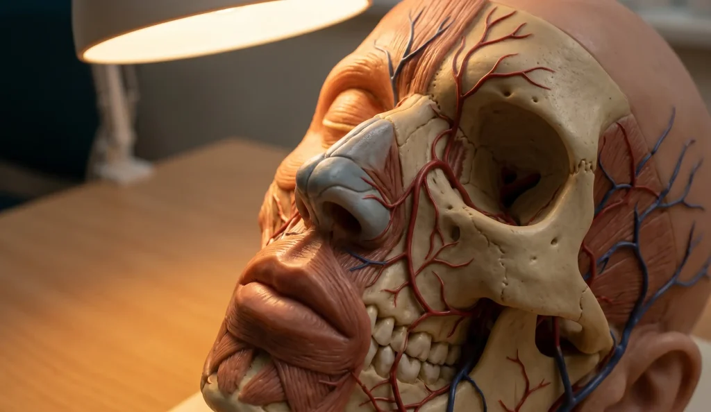 anatomisches 3D-Modell Nasenstrukturen
