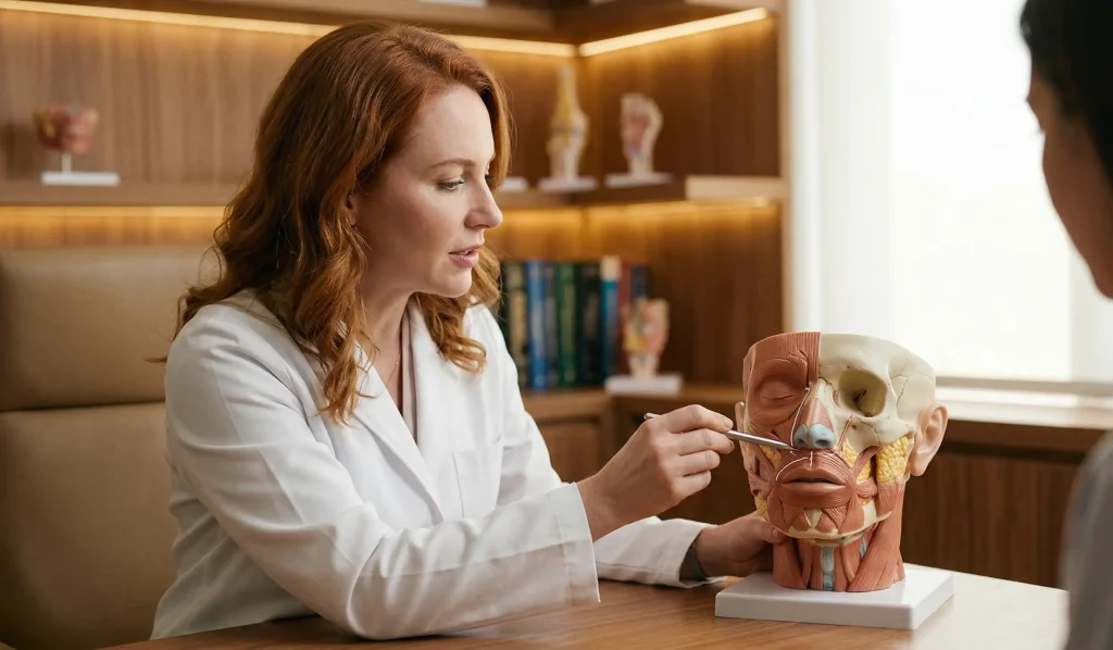 dudak kaldırma anatomik 3D model