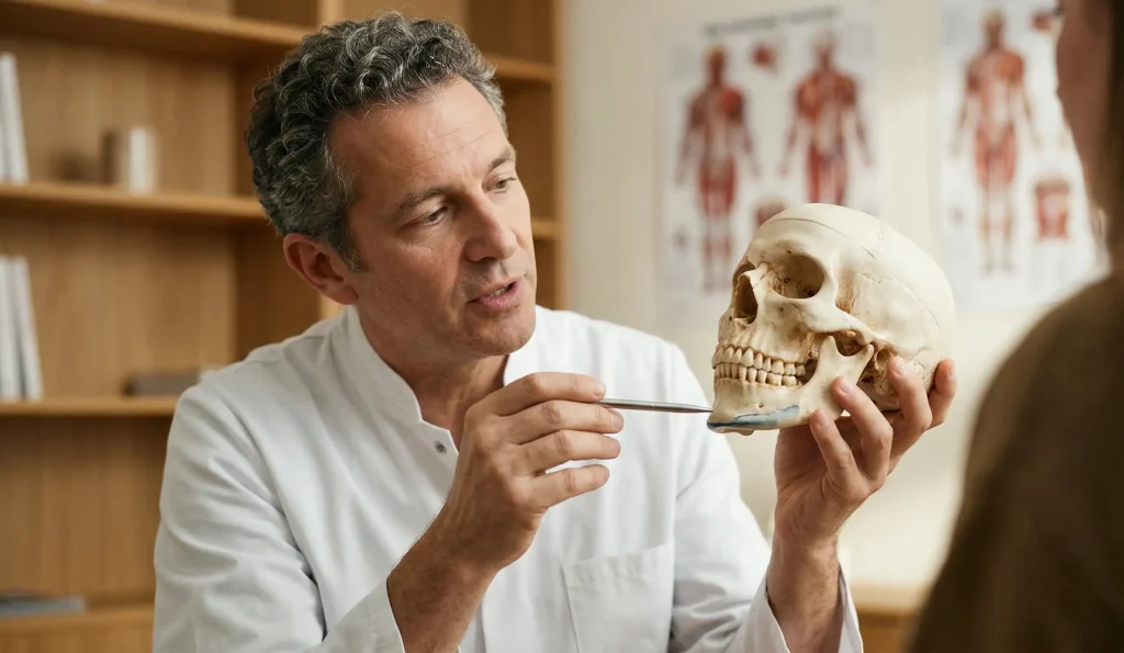 anatomi modeli çene implant 3D modeli