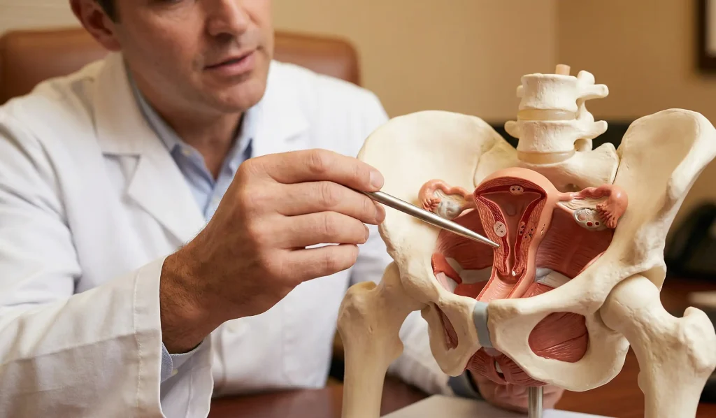 anatomik model labiaplasty iyileşme açıklaması