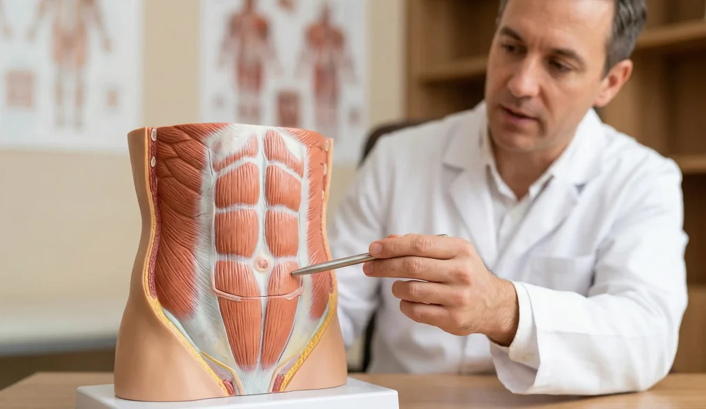 anatomical model mini tummy tuck anatomy