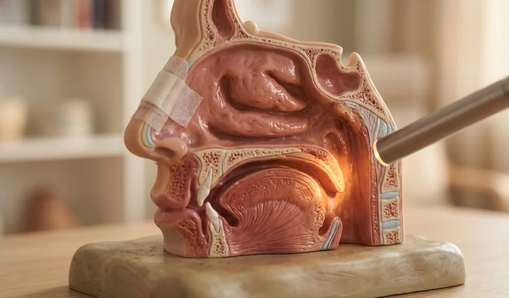 modello anatomico rinoplastica anatomia naso-faringe