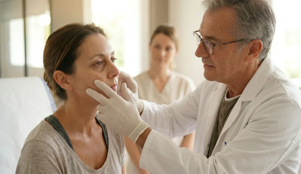 consulto clinico lifting del mediocchio occhi infossati