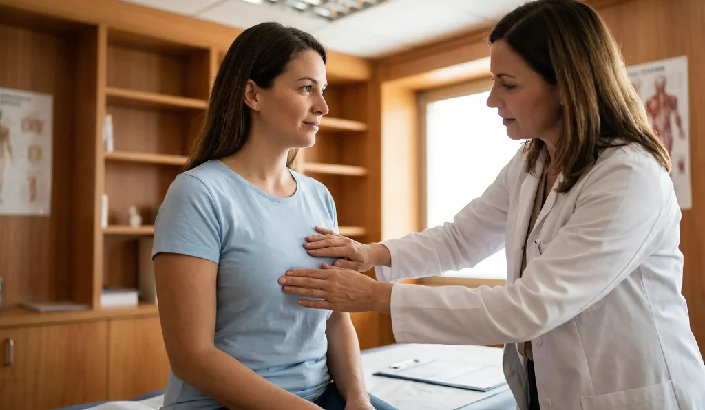 clinical examination tubular breasts