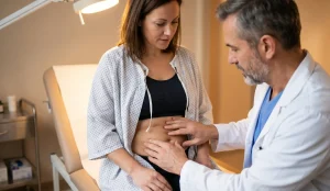 clinical liposuction post op examination