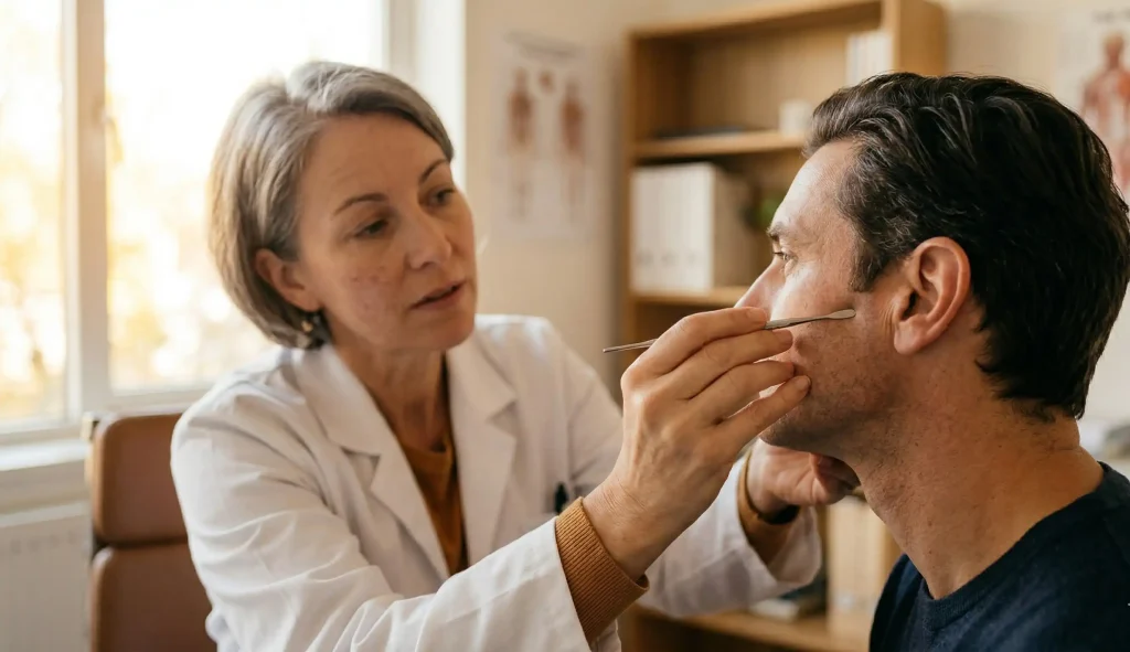 klinische Otoplastik Betäubungstest