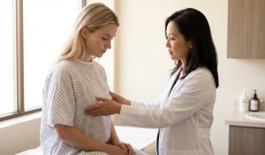 breast lift patient doctor consultation