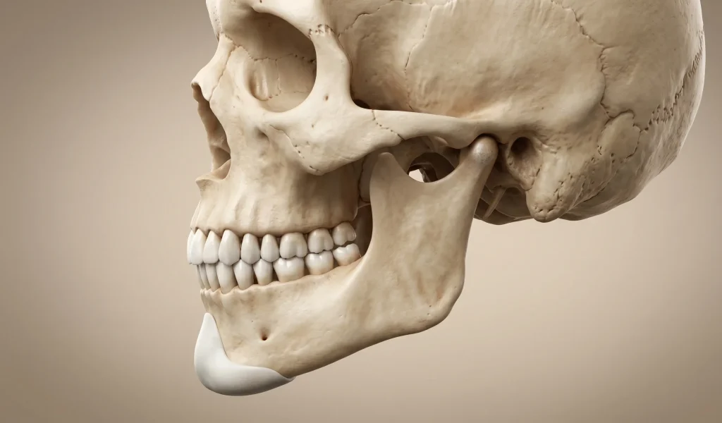 modello 3D di impianto mentonico (2)