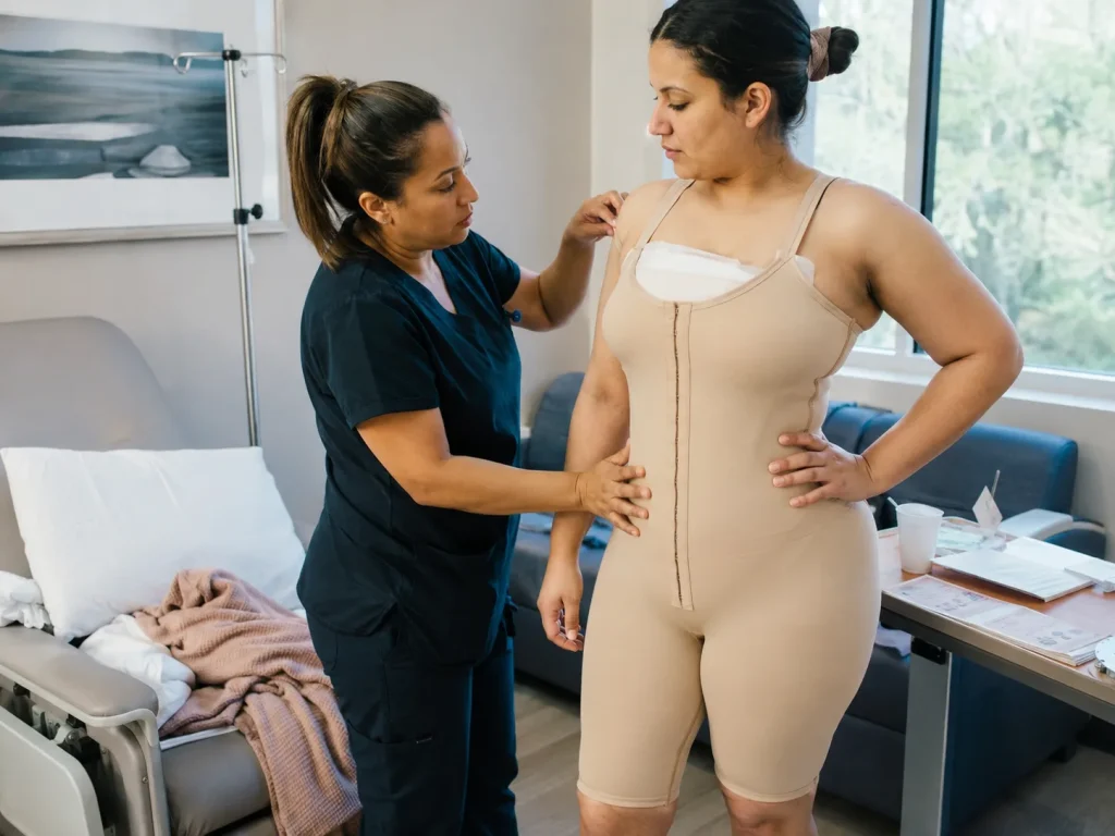 compression garment after lipo 360