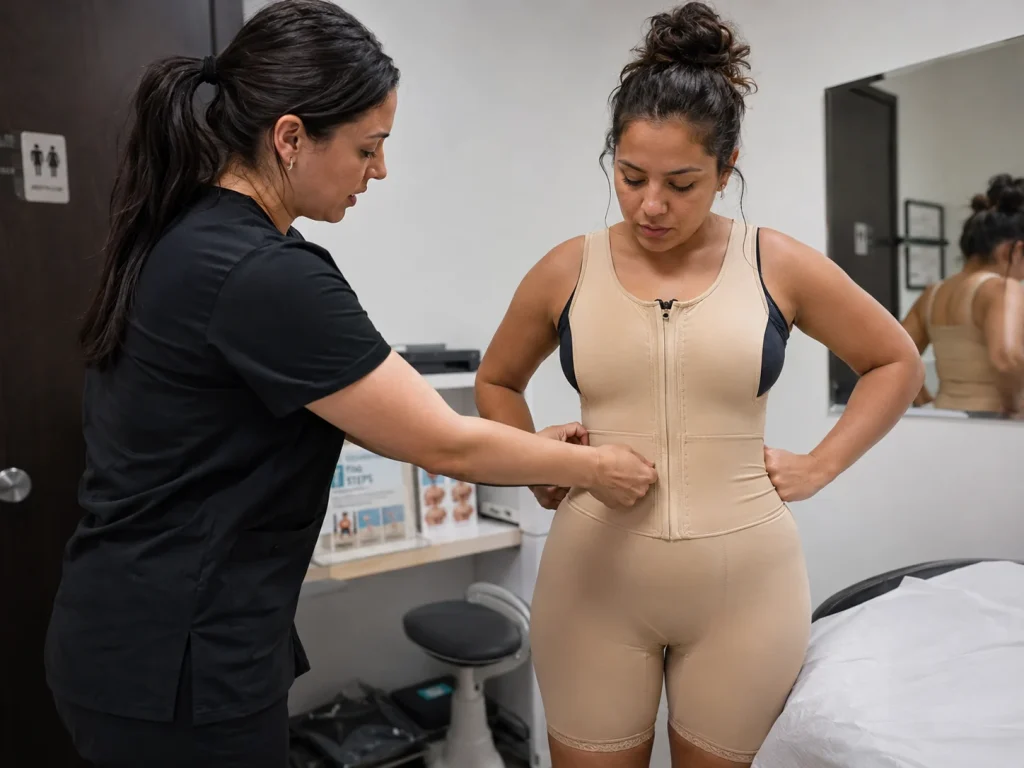 indumento compressivo dopo la liposuzione