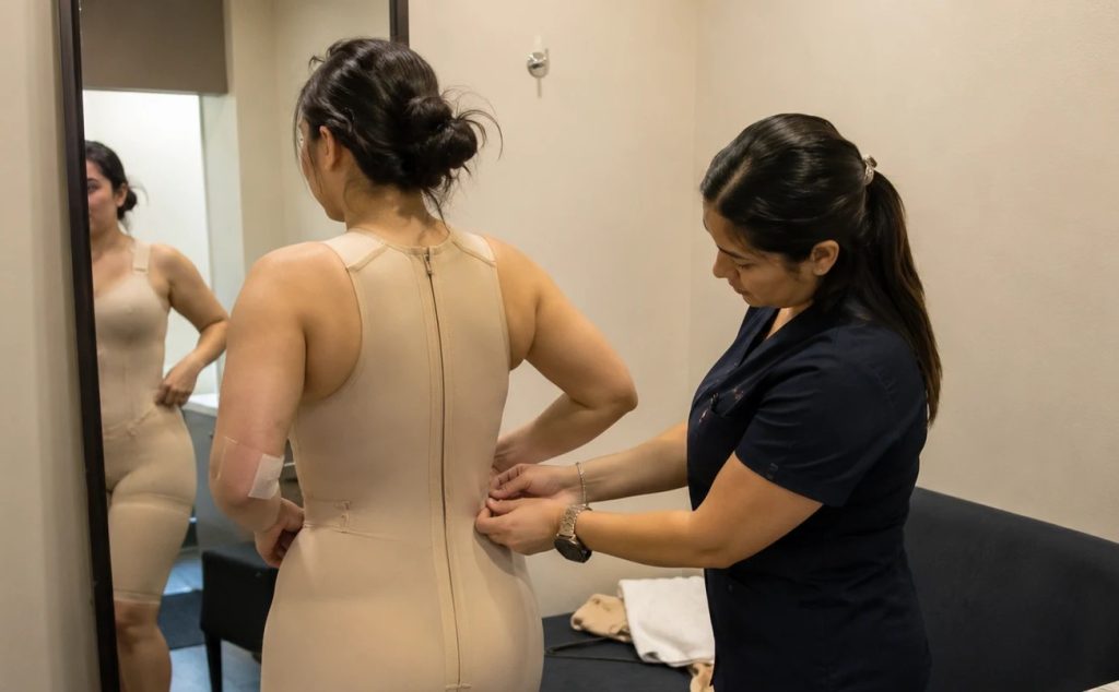 indumento compressivo per liposuzione