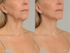 neck lift vs facelift neck profile comparison