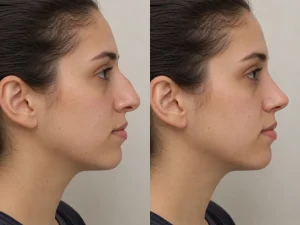 dorsal hump before and after