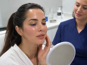 glass skin after mesotherapy procedure