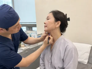 neck lift consultation before the surgery