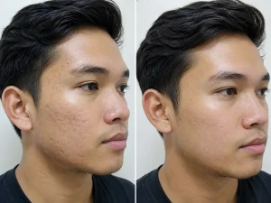 most effective fix for deep acne scars before and after photos