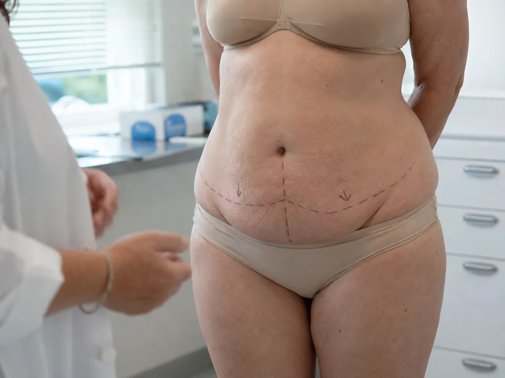 tummy tuck and liposuction procedures
